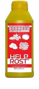 Органо-мінеральне добриво HELPROST для кімнатних та садових декоративно-лістяніх рослин, 500 мл
