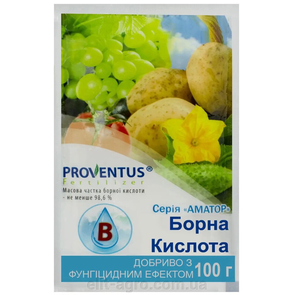 Добриво Борна кислота Proventus 100 г - характеристики