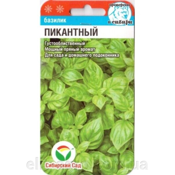 Насіння Базилік Пікантний (Фасовка: 0,5 г) - ᐉ АГРОМАГАЗИН «ELIT-AGRO» / ТОВАРИ для будинку, саду, городу