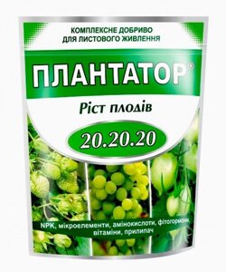 Добриво Плантатор Зростання Плодів (NPK 20.20.20), 1 кг