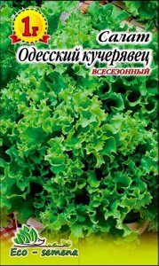 Eco-semena. Насіння Салат Одеський кучерявець, 1 г