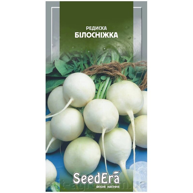 SeedEra. Насіння редис Білосніжка, 2 г від компанії ᐉ АГРОМАГАЗИН «ELIT-AGRO» / ТОВАРИ для будинку, саду, городу - фото 1