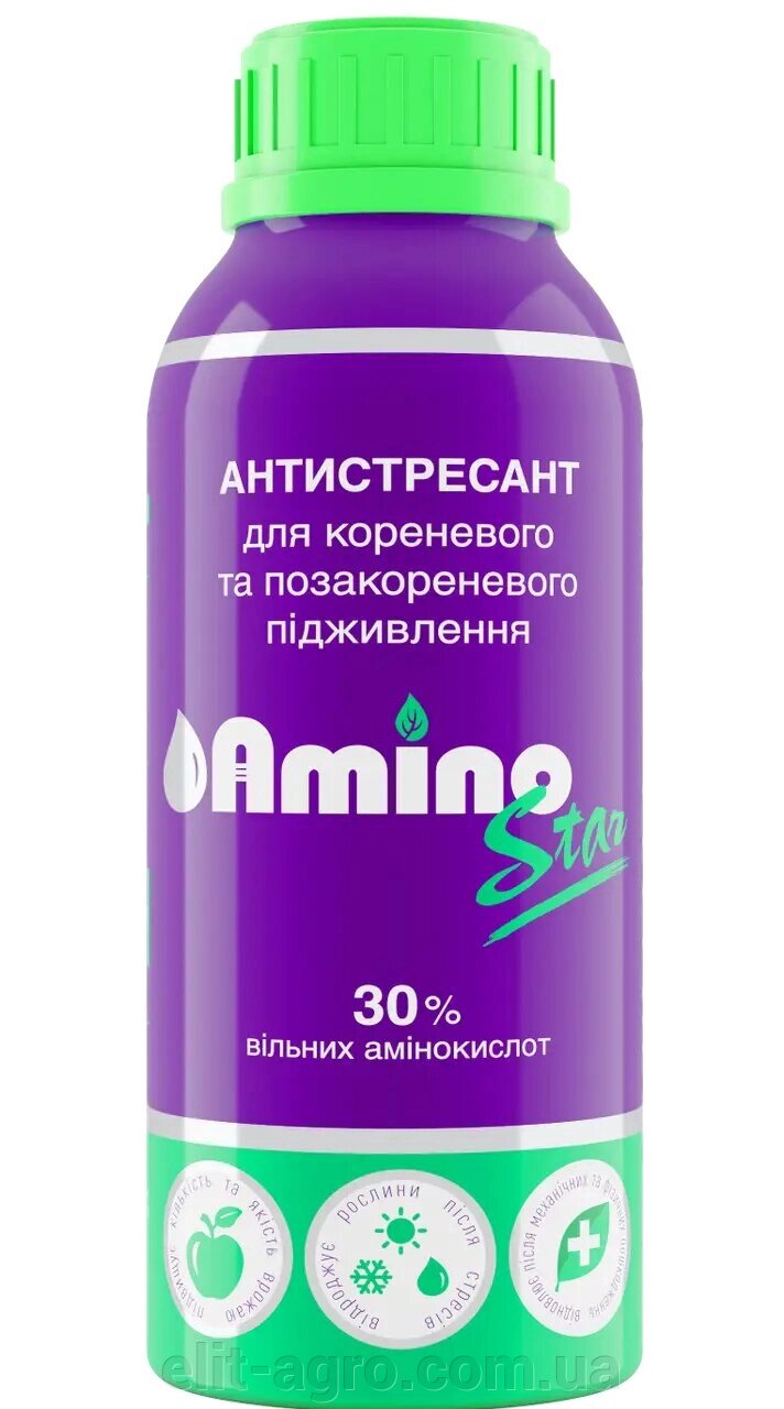 Стимулятор росту Антистресант Аміностар 1 л від компанії ᐉ АГРОМАГАЗИН «ELIT-AGRO» / ТОВАРИ для будинку, саду, городу - фото 1