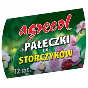 Добриво Agrecol в паличках для орхідей (NPK 10.10.10) 12 шт