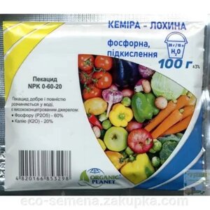 Добриво Пекацид кеміра лохина фосфорна (0-60-20) organic planet 100 г