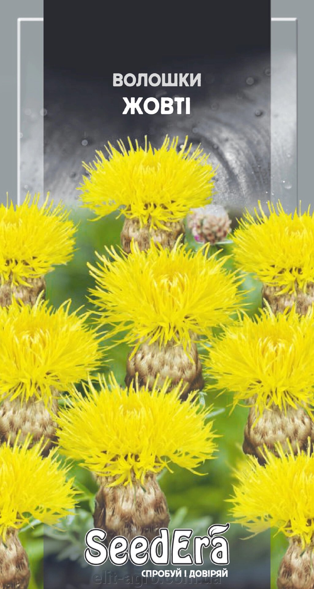 Волошки (волошки) жовті багаторічні SeedEra 0,5 г від компанії ᐉ АГРОМАГАЗИН «ELIT-AGRO» / ТОВАРИ для будинку, саду, городу - фото 1