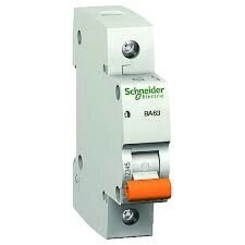 Автоматичний вимикач 1П 6А С, ВА63, Schneider Electric