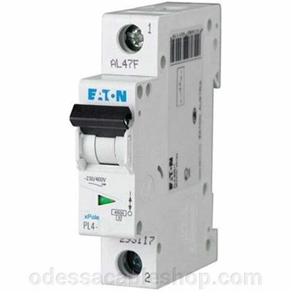 Автоматичний вимикач 1 пол. EATON PL4-C25 / 1 від компанії Інтернет магазин "cableshop" - фото 1