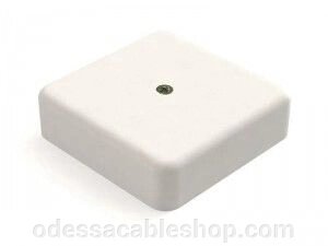 Коробка КМ41206-01 роз. для о / п 50х50х20мм біла (з конт.гр) від компанії Інтернет магазин "cableshop" - фото 1