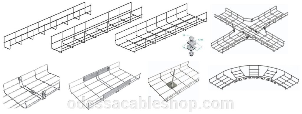 Кріпільній комплект №2 для монтажу дрот. лотка від компанії Інтернет магазин "cableshop" - фото 1