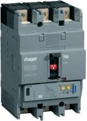 Автоматичний вимикач x160, 80А, 3п, 18ка, Hager
