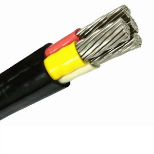 Алюмінієвий кабель АВВГнг 3х95+1х50 силовий