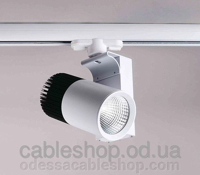 Прожектор на шинопровід VISION WS-521 / 20W LED Білий / Чорний від компанії Інтернет магазин "cableshop" - фото 1