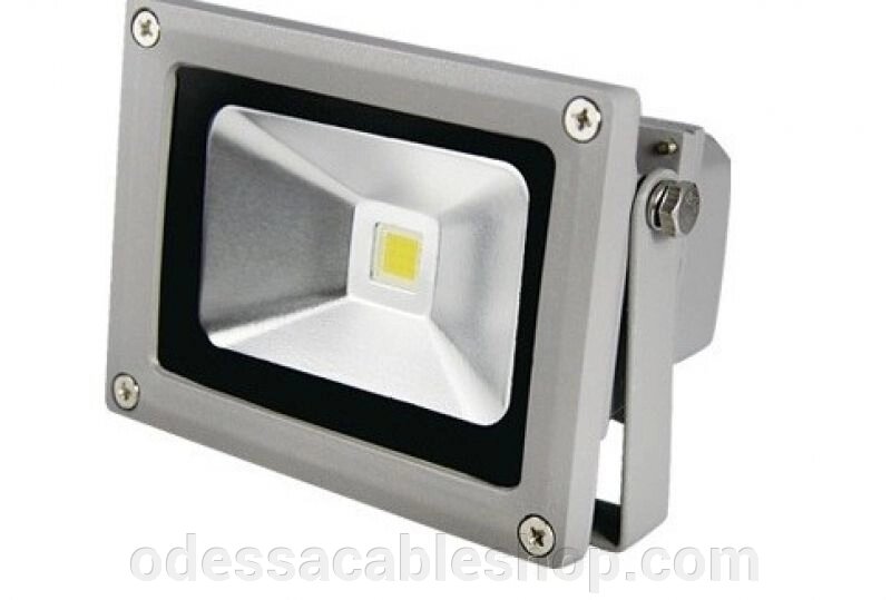 Прожектор СДО01-10 світлодіодний сірий чіп IP65 ІЕК від компанії Інтернет магазин "cableshop" - фото 1