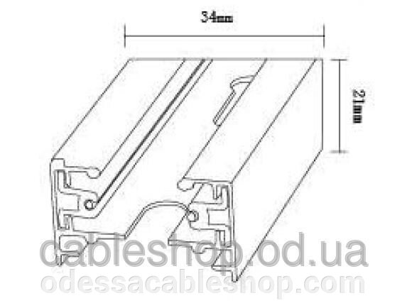 Шинопровод TRACK.VISION 1-фаза 3 метри від компанії Інтернет магазин "cableshop" - фото 1