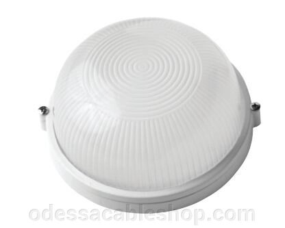 Світильник НПП1301 білий / круг 60Вт IP54 ІЕК від компанії Інтернет магазин "cableshop" - фото 1