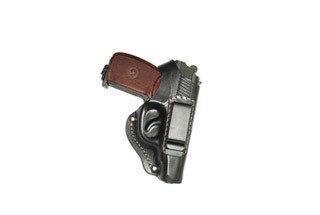 Кобура для пистолета ПМ МР654 к со скобой. Кожа. ##от компании## KosVol - ##фото## 1