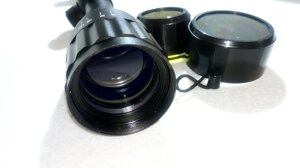 Оптичний приціл Bushnell 3-9х40 AOEG з підсвічуванням прицільної сітки, відбудовою від паралакса і блендою
