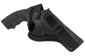 Копера оперативна Револьвер 4 формована (кожа, чорна)