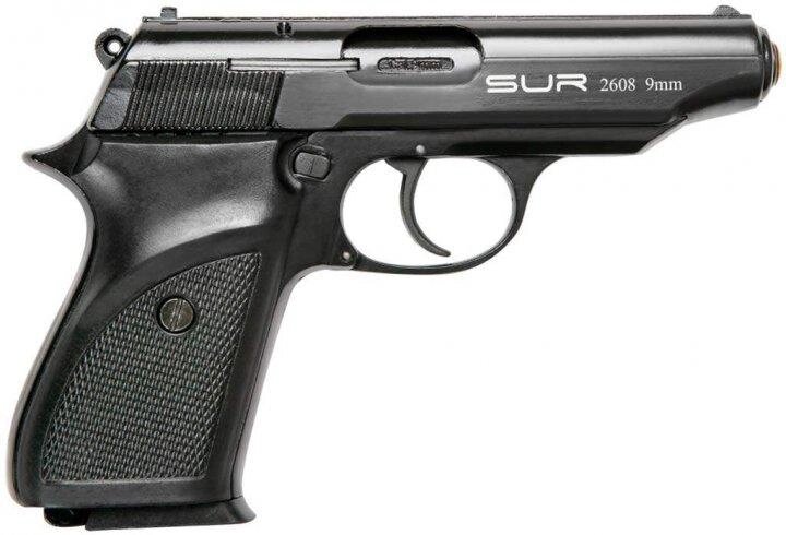 Стартовий пістолет SUR 2608 black з доп. магазином від компанії KosVol - фото 1