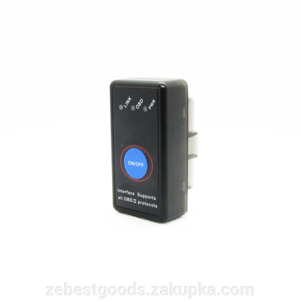 Автосканер ELM327 OBD2 версія 1.5 Bluetooth 4.0 чіп PIC18F25K80 Android/Windows/IOS з кнопкою ON/OFF від компанії ZeBest Goods - фото 1