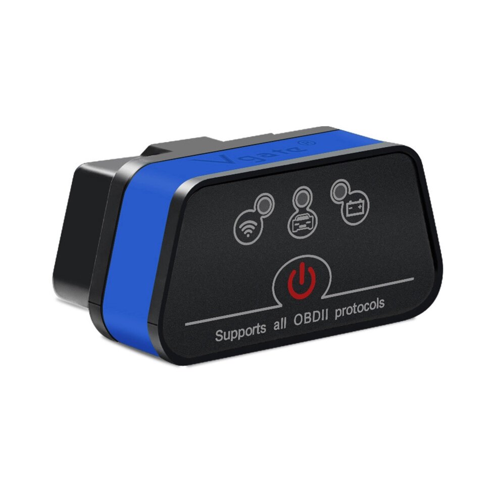 Автосканер ELM327 Vgate iCar2 OBD2 WiFi  для Android/iOs версія 2.1 (оригінал) (синій) ##от компании## ZeBest Goods - ##фото## 1