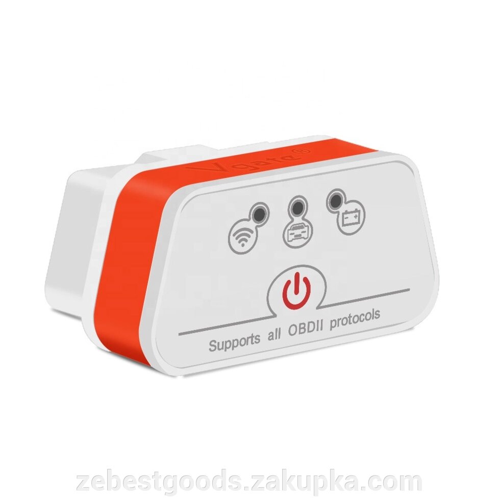 Автосканер ELM327 Vgate iCar2 OBD2 WiFi  для Android/iOs версія 2.1 (оригінал) від компанії ZeBest Goods - фото 1