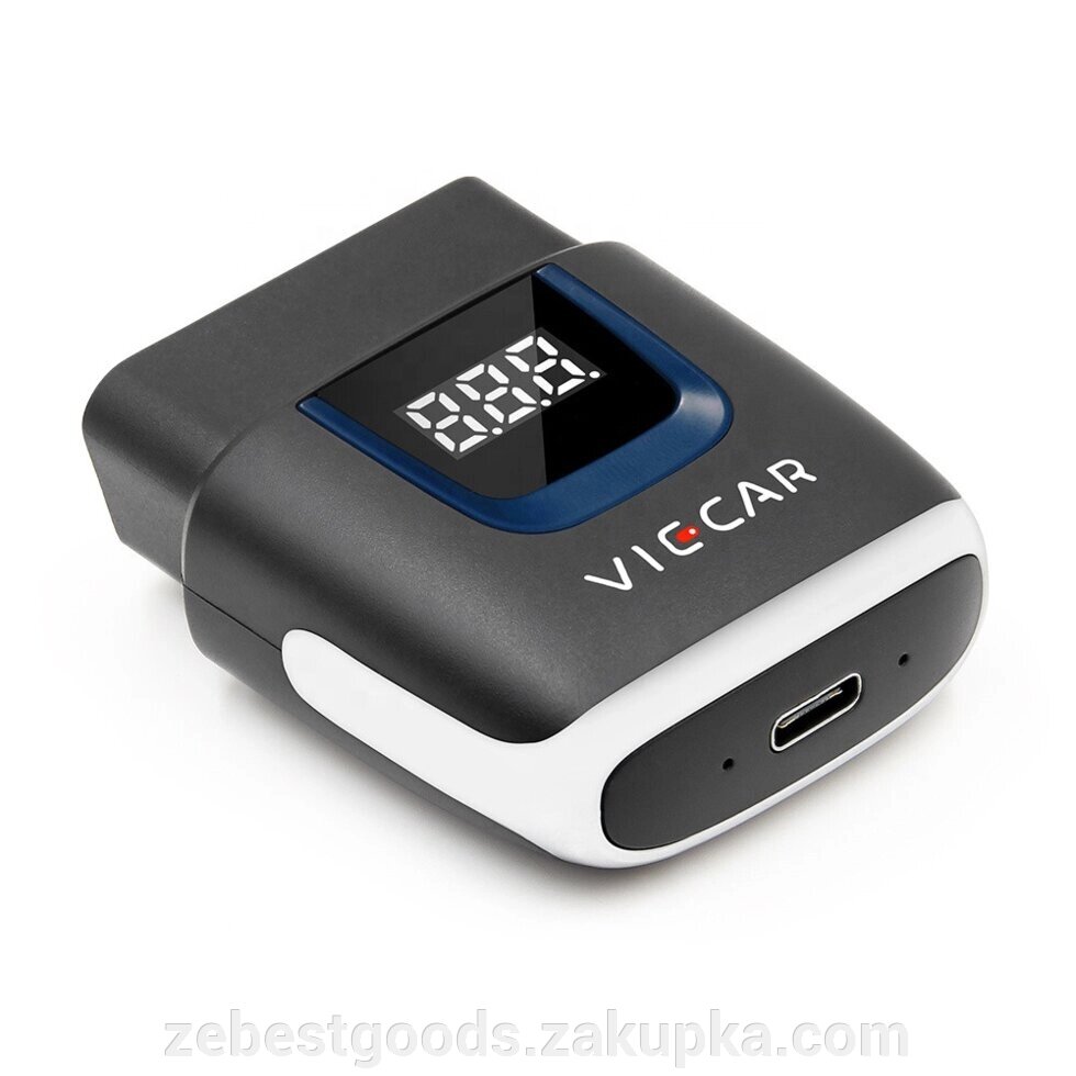 Автосканер ELM327 Viecar VP003 версія 2.2 Bluetooth 4.0+Type-C USB чіп PIC18F25K80 Android/IOS/Windows від компанії ZeBest Goods - фото 1