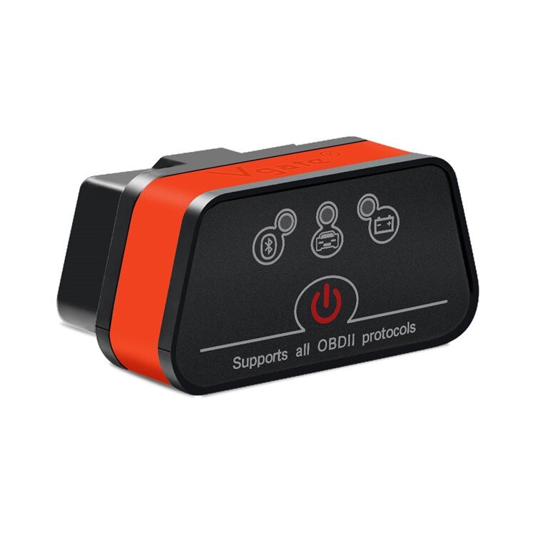 Автосканер Vgate iCar2 OBD 2 ELM327 OBD2 Bluetooth 3.0 (оранжовий) ##от компании## ZeBest Goods - ##фото## 1
