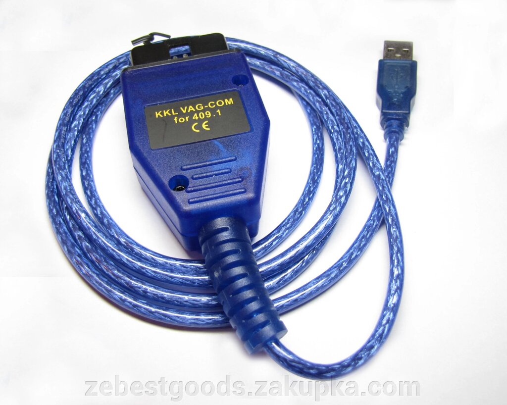 Діагностичний автосканер USB KKL VAG-COM 409.1 чіп FTDI Вася диагност від компанії ZeBest Goods - фото 1