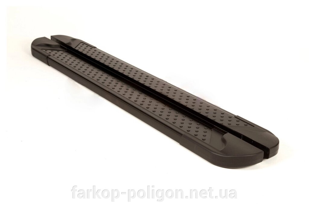 Бічні майданчики Allmond Black (2 шт., алюміній) Skoda Kodiaq від компанії Інтернет-магазин тюнінгу «Safety auto group» - фото 1