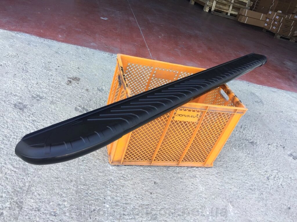 Бічні майданчики Bosphore Black (2 шт., Алюміній) Lifan X60 від компанії Інтернет-магазин тюнінгу «Safety auto group» - фото 1