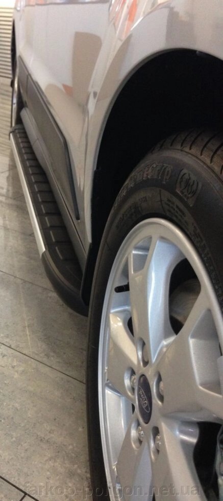 Бічні майданчики Duru (2 шт., Алюміній) Range Rover Sport 2014 р.р. від компанії Інтернет-магазин тюнінгу «Safety auto group» - фото 1