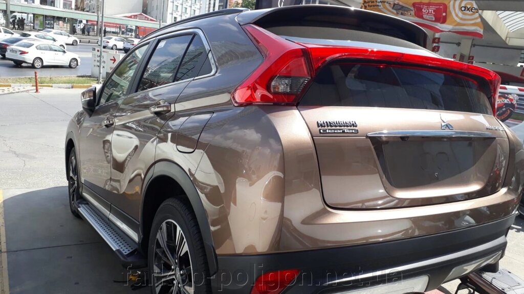 Бічні майданчики X5-тип (2 шт, алюм.) Mitsubishi Eclipse Cross від компанії Інтернет-магазин тюнінгу «Safety auto group» - фото 1