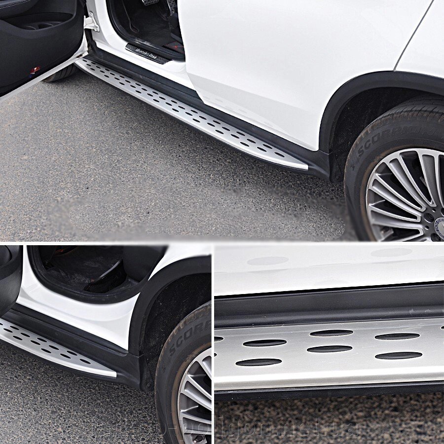 Бічні підніжки (2 шт.) Mercedes GLC X253 від компанії Інтернет-магазин тюнінгу «Safety auto group» - фото 1
