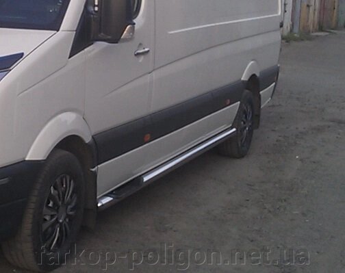 Бічні труби (2 шт., Нерж.) Opel Movano 2004-2010 гг. від компанії Інтернет-магазин тюнінгу «Safety auto group» - фото 1