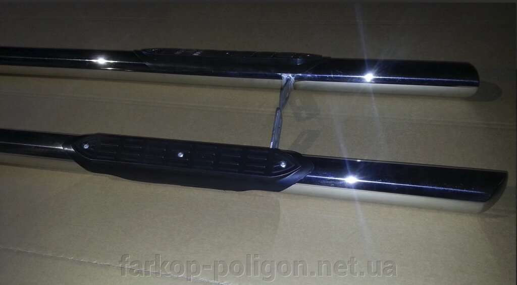 Бічні труби BB002 (2 шт, нерж) Mazda CX-7 2006-2012рр. від компанії Інтернет-магазин тюнінгу «Safety auto group» - фото 1