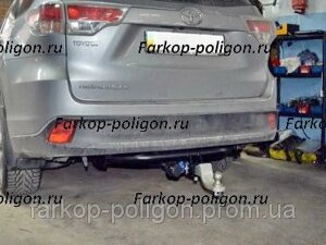 Швидкознімний фаркоп TOYOTA Highlander III з 2013р.