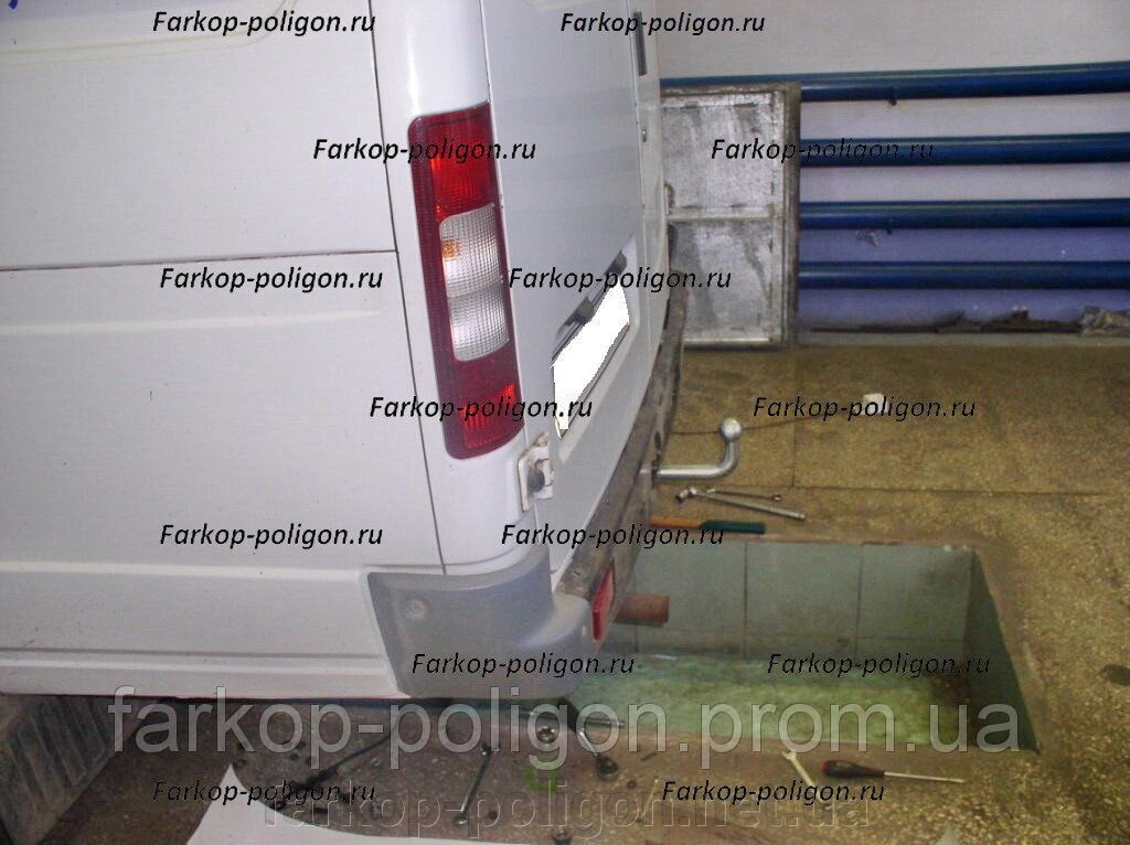 Фаркоп ГАЗ Газель (фургон) (із запаскою) з 2003р. від компанії Інтернет-магазин тюнінгу «Safety auto group» - фото 1
