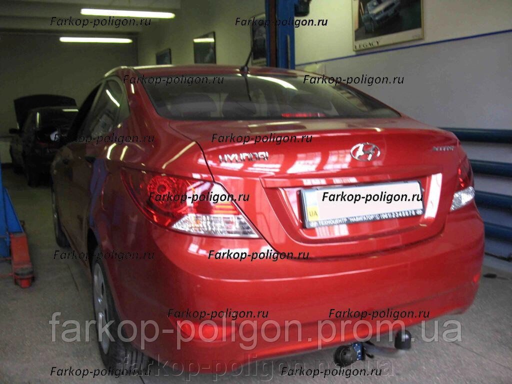Фаркоп HYUNDAI Accent седан з 2011р. від компанії Інтернет-магазин тюнінгу «Safety auto group» - фото 1