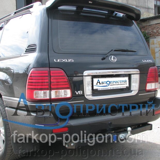 Фаркоп Lexus LX 470 з 1996-2003 р. (торцевою литою) від компанії Інтернет-магазин тюнінгу «Safety auto group» - фото 1
