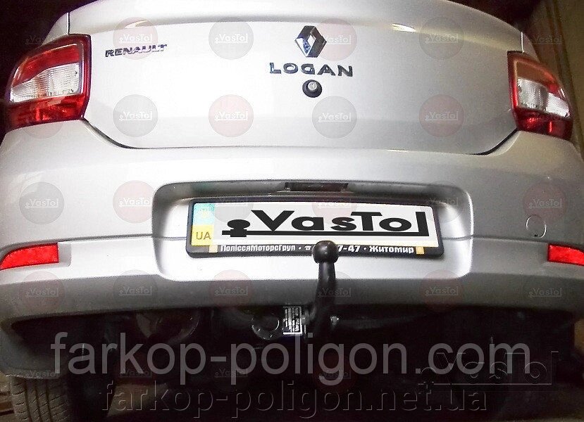 Фаркоп Renault Logan (sedan) c 2013-... від компанії Інтернет-магазин тюнінгу «Safety auto group» - фото 1