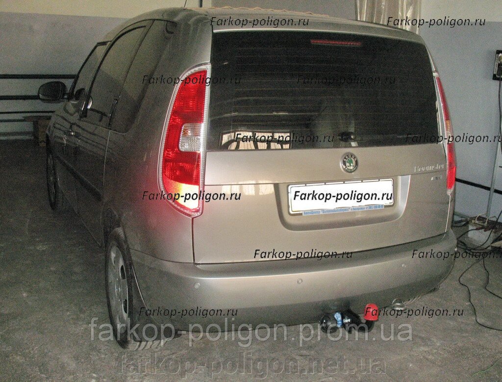 Фаркоп SKODA Roomster з 2006 р. (Полігон авто) від компанії Інтернет-магазин тюнінгу «Safety auto group» - фото 1