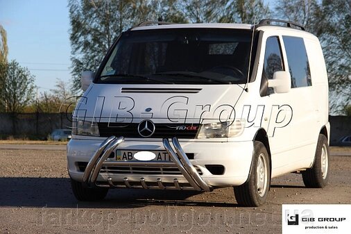 Кенгурятник Mercedes Benz Vito 638 з 1996-2003 р. модель F1-01.6 від компанії Інтернет-магазин тюнінгу «Safety auto group» - фото 1