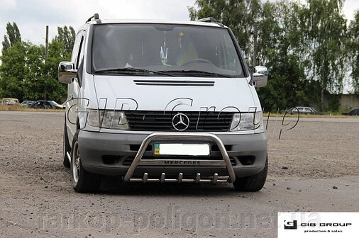 Кенгурятник Mercedes Benz Vito 638 з 1996-2003 рр. модель F1-09.6 від компанії Інтернет-магазин тюнінгу «Safety auto group» - фото 1