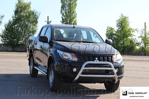 Кенгурятник Mitsubishi L200 Triton з 2015-2018 р. модель F1-16.6 від компанії Інтернет-магазин тюнінгу «Safety auto group» - фото 1