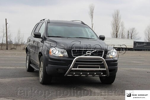 Кенгурятник Volvo XC-90 з 2008-2013 р. модель F1-03.6 від компанії Інтернет-магазин тюнінгу «Safety auto group» - фото 1