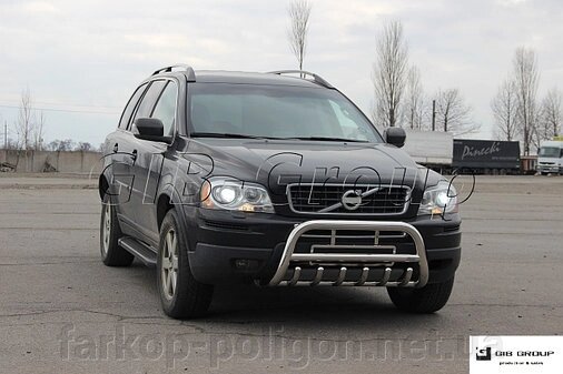 Кенгурятник Volvo XC-90 з 2008-2013 р. модель F1-13.6 від компанії Інтернет-магазин тюнінгу «Safety auto group» - фото 1