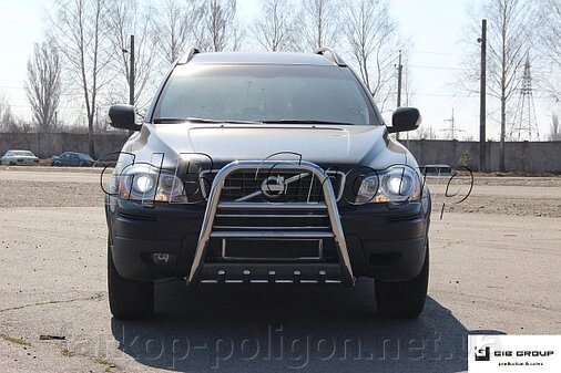 Кенгурятник Volvo XC-90 з 2008-2013 р. модель F1-36.6 від компанії Інтернет-магазин тюнінгу «Safety auto group» - фото 1