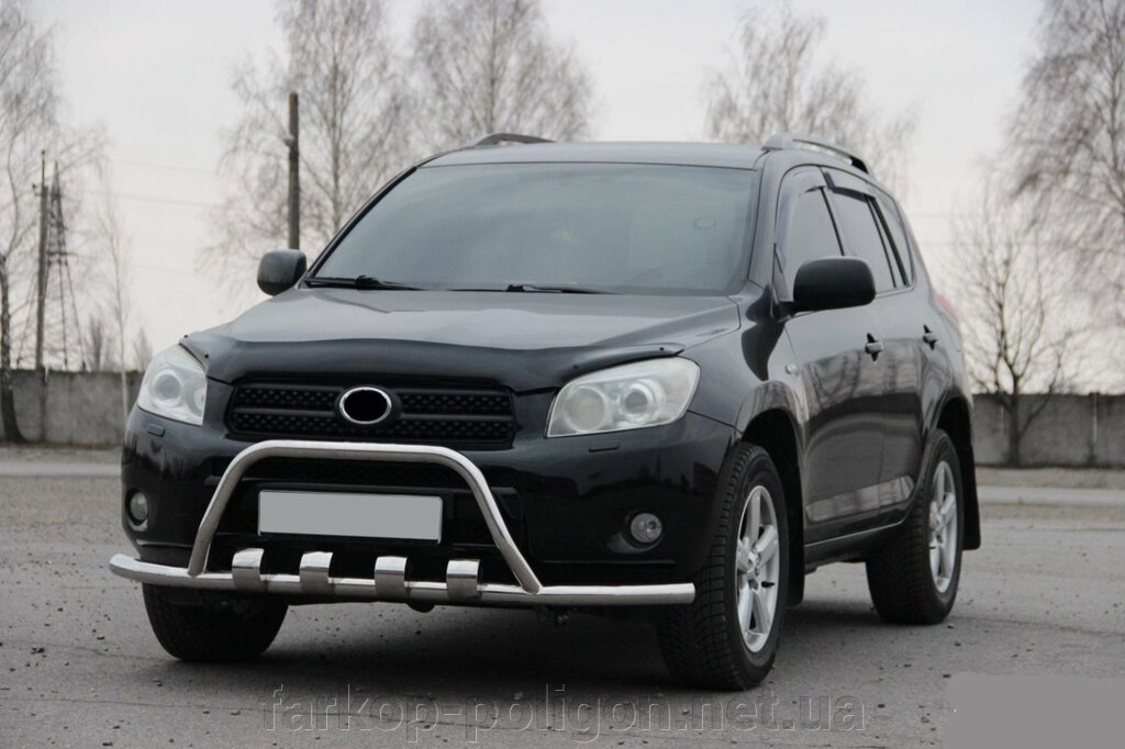 Кенгурятник WT-ST15 (нерж) Toyota Rav 4 2006-2013рр. від компанії Інтернет-магазин тюнінгу «Safety auto group» - фото 1